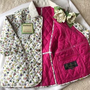 Barbour Girls Quilted Jacket - Great For Spring!